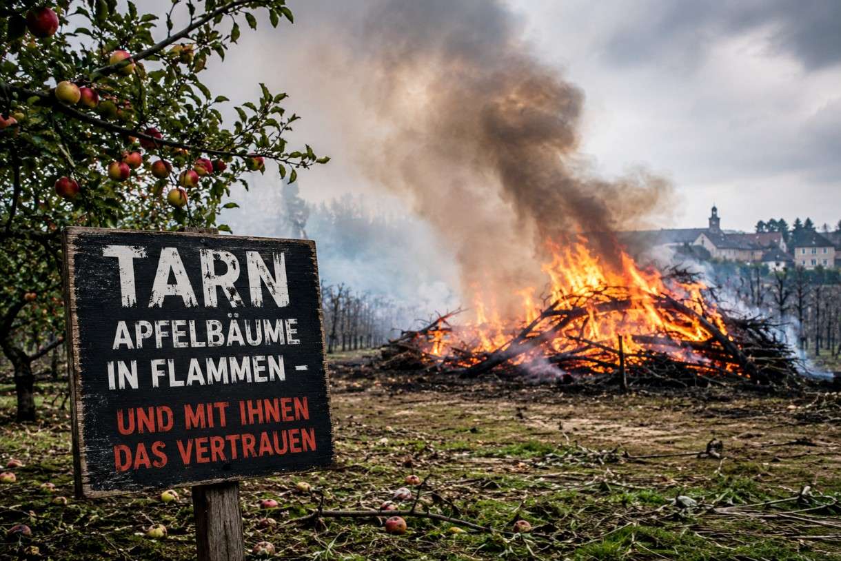 Im Tarn brennen die Apfelbäume – und mit ihnen das Vertrauen