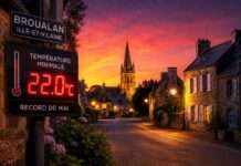 „Mir war diese Nacht extrem heiß“: In Broualan fallen selbst nachts die Temperaturrekorde Bretagne-Hitze-Broualan-Nacht-Mai_Illustration
