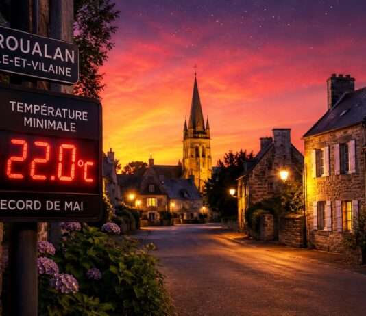 „Mir war diese Nacht extrem heiß“: In Broualan fallen selbst nachts die Temperaturrekorde Bretagne-Hitze-Broualan-Nacht-Mai_Illustration