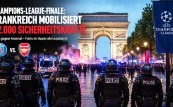 Champions-League-Finale: Frankreich mobilisiert 22.000 Sicherheitskräfte Champions-League-Finale-Polizei-Paris_Illustration