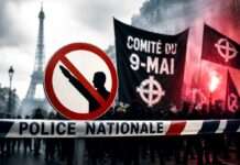 Paris verbietet den Aufmarsch des „Comité du 9-Mai“ – und ringt erneut mit den Grenzen des Demonstrationsrechts Comite-du-9-Mai-Demonstration_Illustration