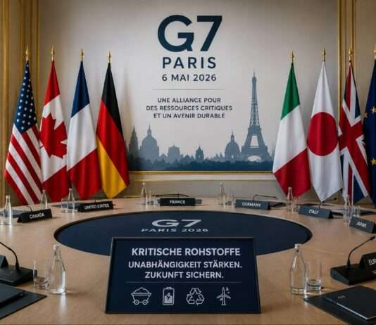 Der Westen sucht den Rohstoffschutzschirm – Warum das G7-Treffen in Paris weit mehr ist als eine Wirtschaftskonferenz G7-Ministertreffen_Illustration