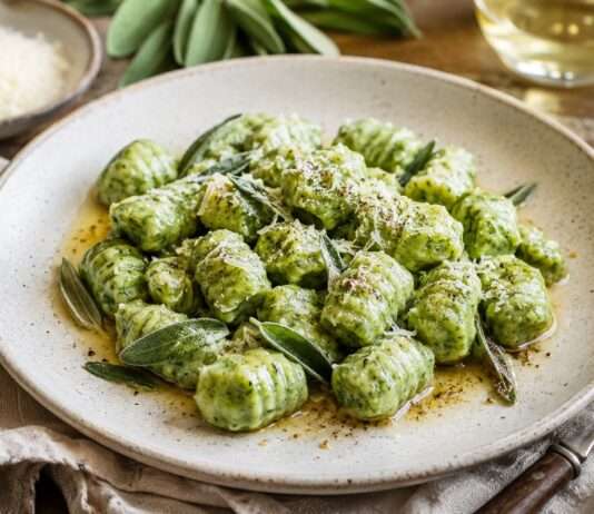 Frühling auf dem Teller: Gnocchi verts mit Spinat und brauner Butter Gnocchi-verts-mit-Spinat-und-brauner-Butter