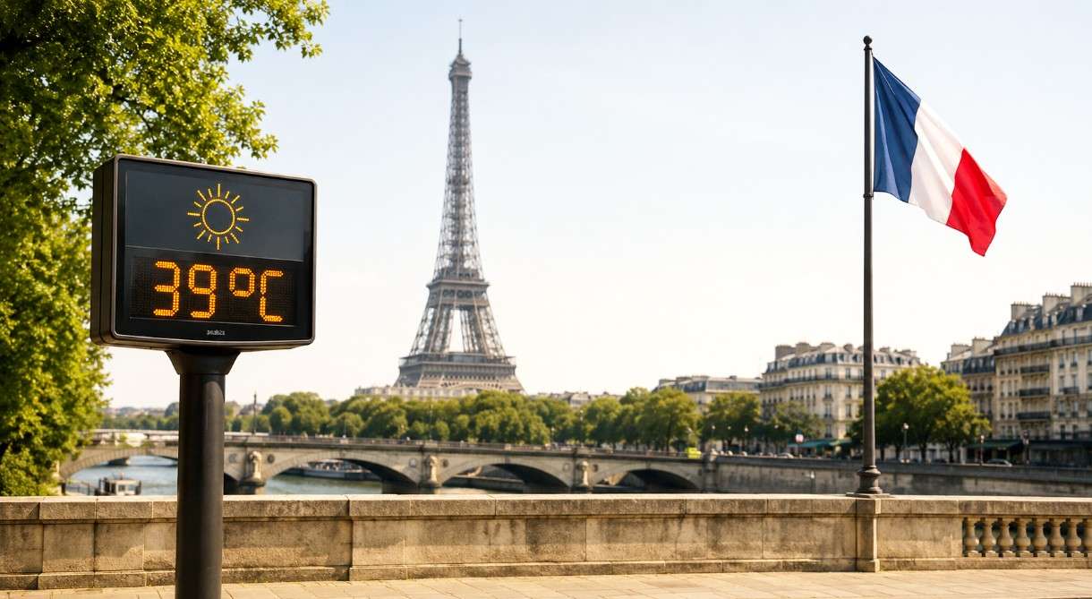 Frankreich zwischen Hitzeschock und Nervosität: Ein Land im Dauerstress