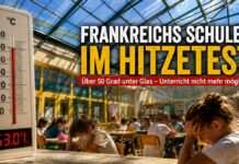 Tropische Schule: Klassenräume erhitzen sich auf 50 Grad Hitze-Schule-Glasdach_Illustration