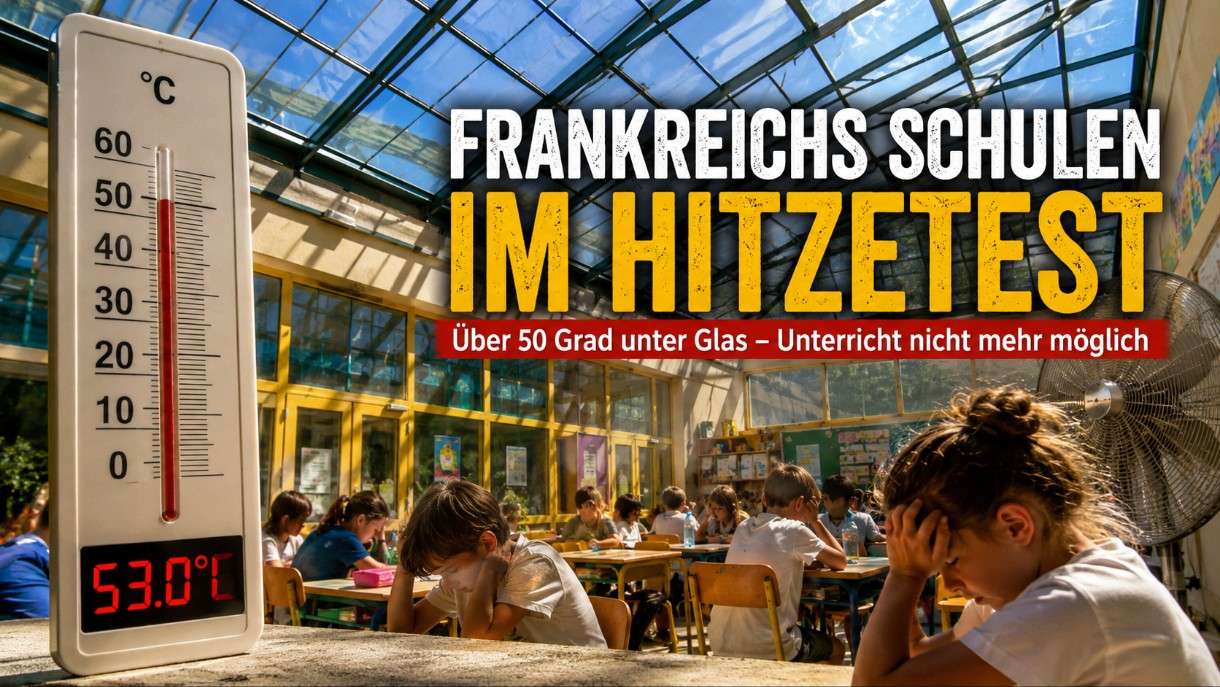 Tropische Schule: Klassenräume erhitzen sich auf 50 Grad