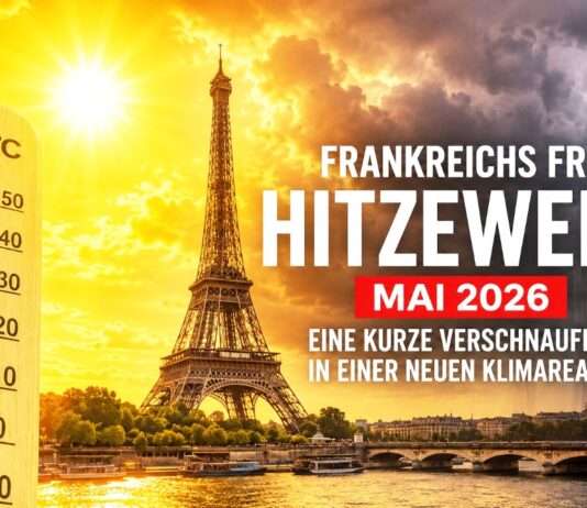Frankreichs frühe Hitzewelle: Eine kurze Verschnaufpause in einer neuen Klimarealität Hitzewelle-trifft-Paris-im-Mai-2026_Illustration