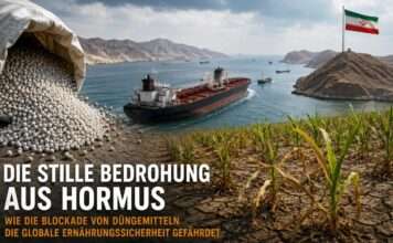 Die stille Bedrohung aus Hormus: Wie die Blockade von Düngemitteln die globale Ernährungssicherheit gefährdet Hormus-Düngemittel-Krise_Illustration