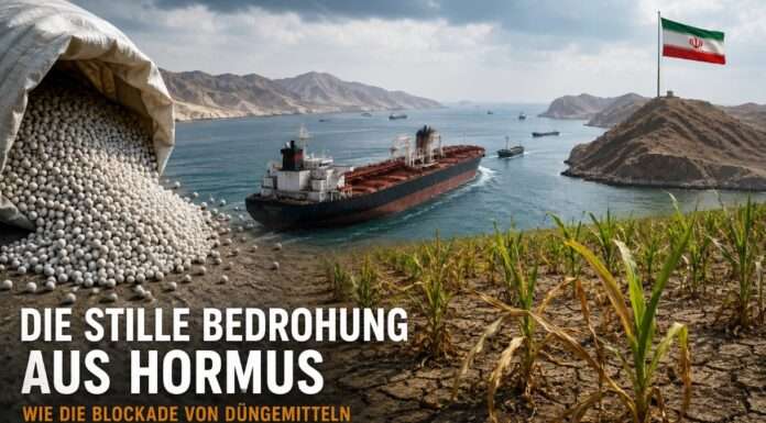 Die stille Bedrohung aus Hormus: Wie die Blockade von Düngemitteln die globale Ernährungssicherheit gefährdet Hormus-Düngemittel-Krise_Illustration