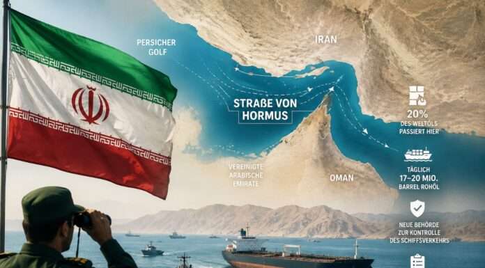 Hormus fest unter iranischer Kontrolle: Teheran institutionalisiert seine Macht über die wichtigste Ölroute der Welt Iran-Kontrolle-Strasse-Hormus_Illustration
