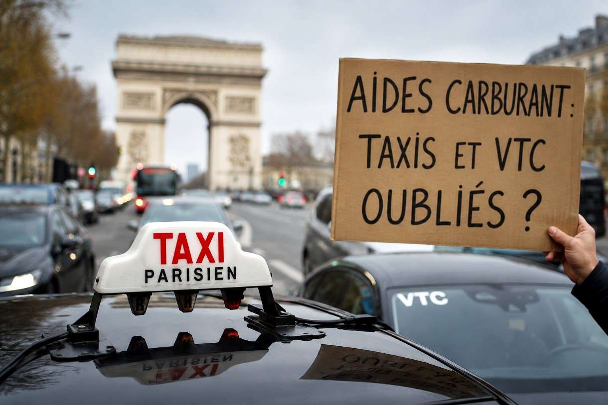 Spritbeihilfen: Taxi- und VTC-Fahrer fühlen sich von der Politik im Stich gelassen