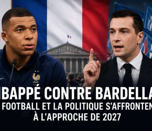 Mbappé gegen Bardella: Wenn der Fußball in Frankreich zur politischen Bühne wird MBappe-gegen-Bardella_Illustration