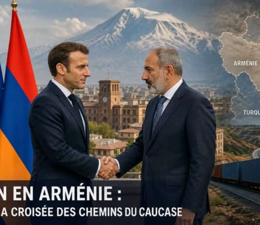 Macron im Kaukasus: Europas geopolitische Bewährungsprobe zwischen Russland, Türkei und neuer Ordnung Macron-Armenien_Illustration