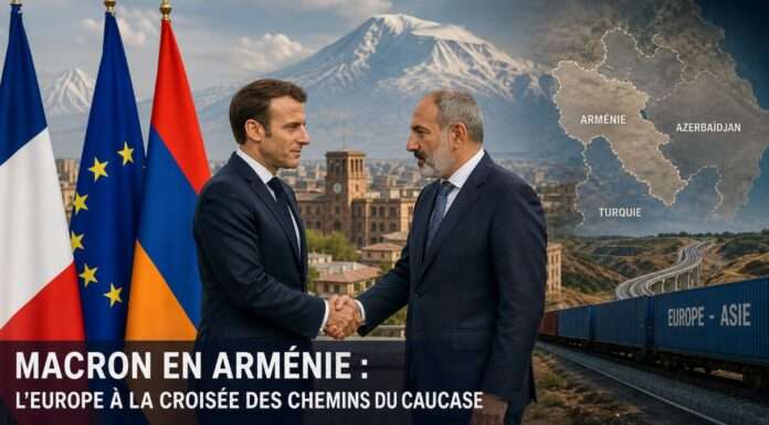 Macron im Kaukasus: Europas geopolitische Bewährungsprobe zwischen Russland, Türkei und neuer Ordnung Macron-Armenien_Illustration