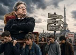 Kommentar: Die Linke und das Alter – Ein politisches Déjà-vu in Endlosschleife Melenchon-Herrscher-Linke_Illustration