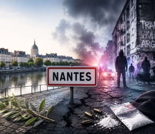 Nantes und der lange Schatten des Drogengeschäfts Nantes-Drogen-Gewalt_Illustration