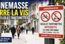Annemasse zieht die Bremse an – Fahrräder und E-Scooter aus der Fußgängerzone verbannt Neue-Regeln-in-Annemasse-Innenstadt_Illustration