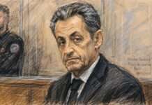 Sarkozys letzter Kampf: Die Libyen-Affäre wird zur Schicksalsfrage der Fünften Republik Nicolas-Sarkozy-Gericht_Illustration