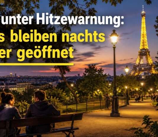 Paris öffnet Parks bis tief in die Nacht – Hitzewelle erreicht die Hauptstadt Paris-Nacht-Hitze_Illustration