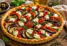 Provenzalische Gemüsetarte mit Ziegenfrischkäse Provenzalische-Gemüsetarte-mit-Ziegenfrischkäse