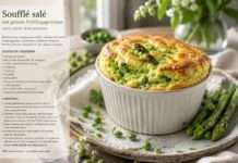 Soufflé salé mit grünen Frühlingsgemüsen – ein kulinarischer Gruß an den Frühling Soufflé-salé-mit-grünen-Frühlingsgemüsen