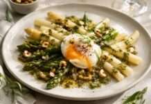 Spargel à la Parisienne mit Estragon-Vinaigrette Spargel-à-la-Parisienne-mit-Estragon-Vinaigrette