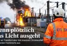 Wenn plötzlich das Licht ausgeht Stromausfall-Brand-Transformator_Illustration