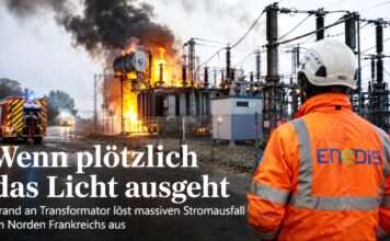 Wenn plötzlich das Licht ausgeht Stromausfall-Brand-Transformator_Illustration