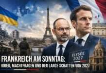 Frankreich am Sonntag: Krieg, Machtfragen und der lange Schatten von 2027 Tagesüberblick-10-Mai_Illustration
