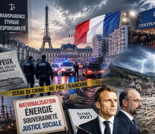 Frankreich am Dienstag: Zwischen Staatskrise, Gewalt und Vorwahlkampf Tagesüberblick-12-Mai-2026_Illustration