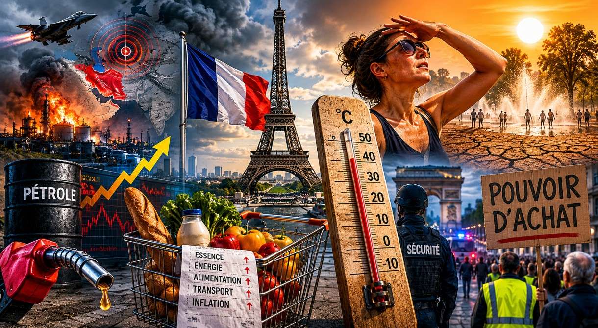 Frankreich im Krisenmodus: Kriegssorgen, Hitzewelle und Kaufkraftängste prägen die Stimmungslage