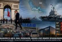 Frankreich zwischen Gedenken, Golfkrise und sozialer Nervosität Tagesüberblick-8-Mai_Illustration