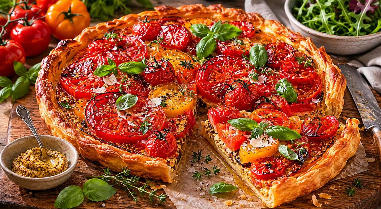 Tarte aux Tomates et Moutarde – Die moderne Seele der französischen Sommerküche