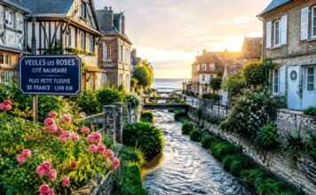 Der Fluss, der sich Zeit nimmt Veule-les-Roses_Illustration