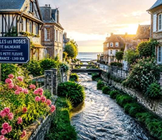 Der Fluss, der sich Zeit nimmt Veule-les-Roses_Illustration