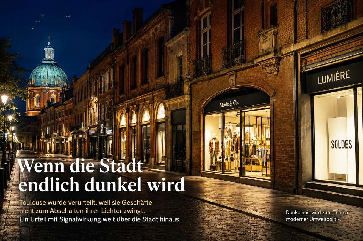 Wenn die Stadt endlich dunkel wird