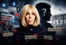 Wie aus einem Gerücht ein politisches Instrument wurde Brigitte-Macron-Verschwörungstheorie_Illustration