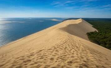 Die Dune du Pilat – ein Sandriese in ständiger Bewegung Dune-du-Pilat_Illustration