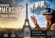 Der Eiffelturm neu erlebt: Wenn Geschichte durch die virtuelle Brille lebendig wird Eiffelturm-Virtual-Reality_Illustration