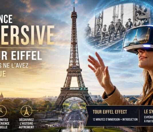 Der Eiffelturm neu erlebt: Wenn Geschichte durch die virtuelle Brille lebendig wird Eiffelturm-Virtual-Reality_Illustration