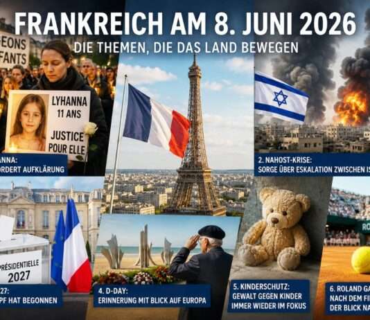 Tagesüberblick Frankreich – Was beschäftigt die französische Presse am 8. Juni 2026? Frankreich-am-8-Juni-2026_Illustration