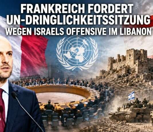 Frankreich fordert UN-Dringlichkeitssitzung wegen israelischer Offensive im Libanon Frankreich-fordert-UN-Sitzung_Illustration