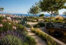 Über einem Parkhaus wächst die Zukunft Garten-über-Parkhaus-Antibes_Illustration