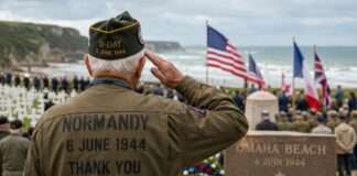 Die letzten Zeugen des D-Day: Alliierte Veteranen kehren 82 Jahre nach der Landung in die Normandie zurück Gedenken-D-Day-Normandie_Illustration