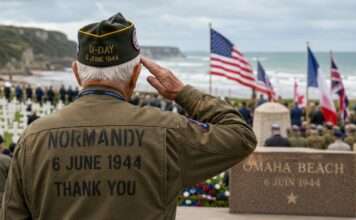 Die letzten Zeugen des D-Day: Alliierte Veteranen kehren 82 Jahre nach der Landung in die Normandie zurück Gedenken-D-Day-Normandie_Illustration