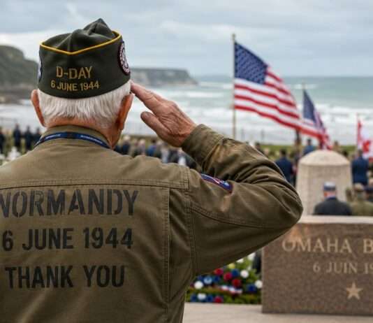 Die letzten Zeugen des D-Day: Alliierte Veteranen kehren 82 Jahre nach der Landung in die Normandie zurück Gedenken-D-Day-Normandie_Illustration