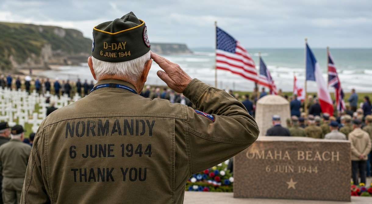 Die letzten Zeugen des D-Day: Alliierte Veteranen kehren 82 Jahre nach der Landung in die Normandie zurück