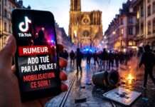Ein TikTok-Gerücht genügt: Straßburger Innenstadt wird zum Schauplatz spontaner Jugendmobilisierung Gewaltsame-Jugend-Demo-wegen TikTok-gerücht_Illustration