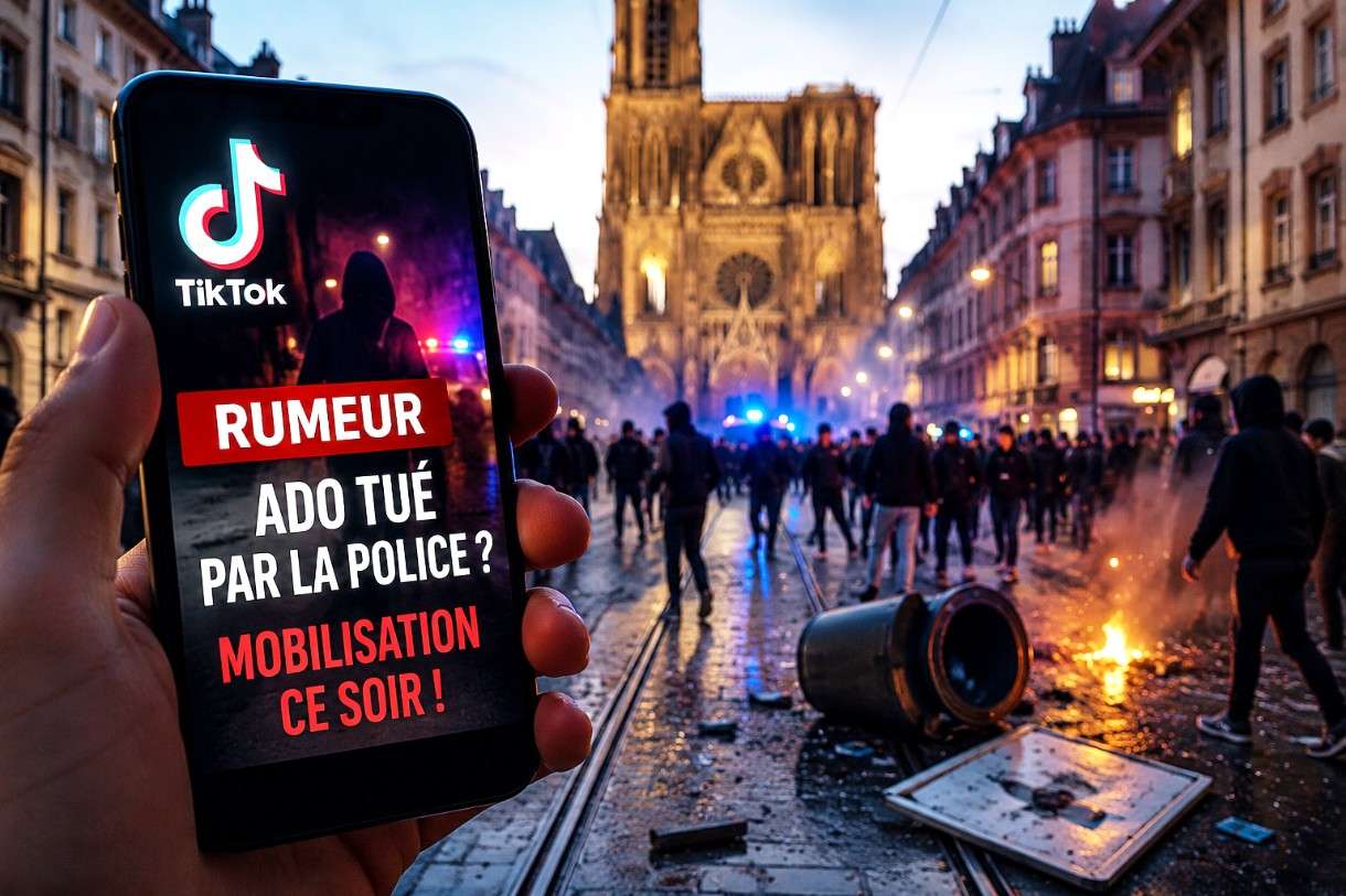 Ein TikTok-Gerücht genügt: Straßburger Innenstadt wird zum Schauplatz spontaner Jugendmobilisierung