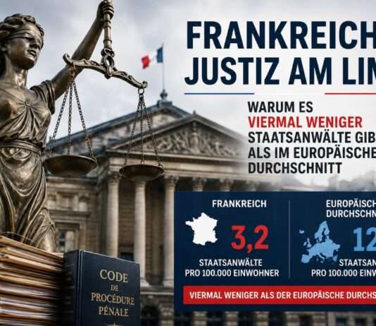 Frankreichs Justiz am Limit: Viermal weniger Staatsanwälte als im europäischen Durchschnitt Justiz-Frankreich-Limit_Illustration